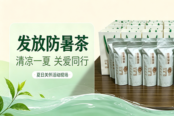 盛夏送清凉，关爱沁人心  力博重工为全体员工发放防暑茶！
