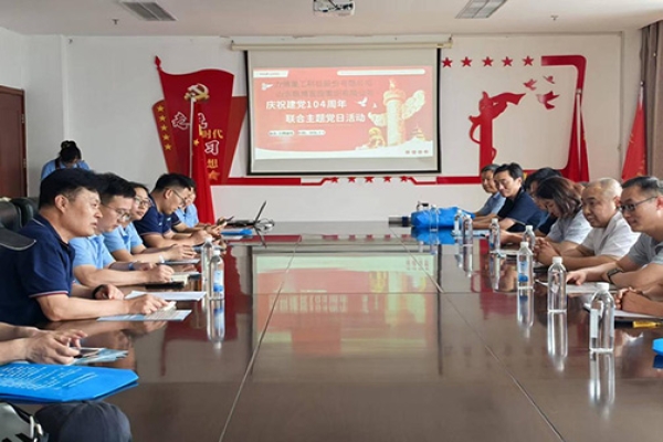 党旗飘扬映初心医企共建保健康